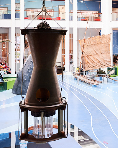 Innenaufnahme des Überseemuseums in Bremen.