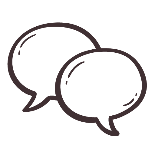 Sprechblasensymbol zu meiner Beratung Visuelles Storytelling.