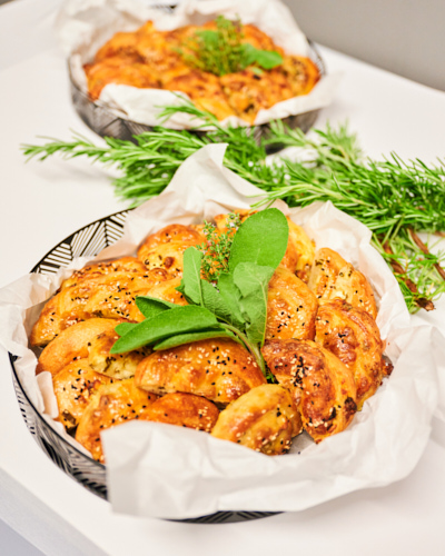 Gebäck als Catering bei einer Veranstaltung.
